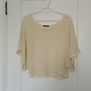 Poncho-like sweater